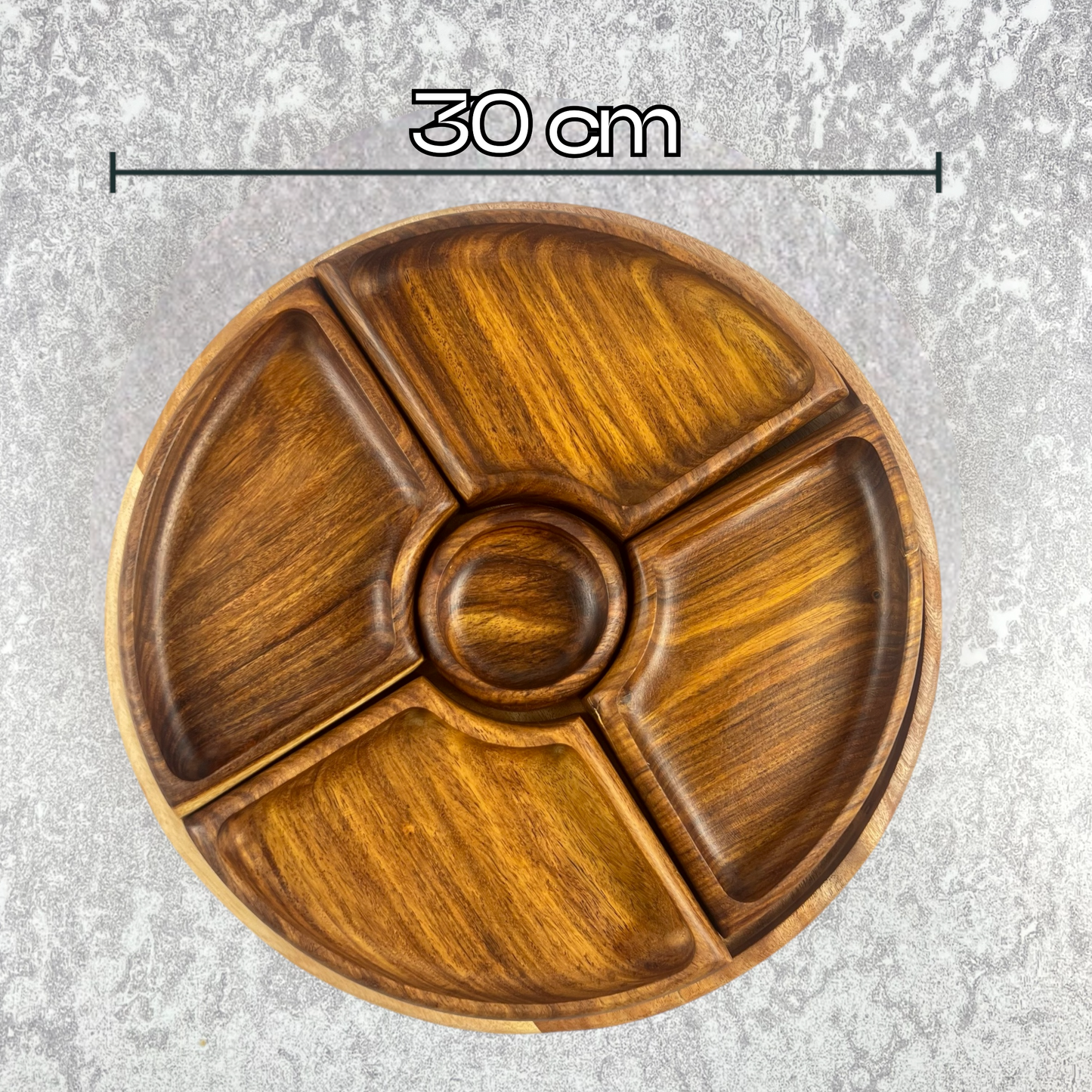 6 pcs Nut Tray - RUSTIC