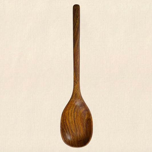 Natural Wooden Serving Spoon