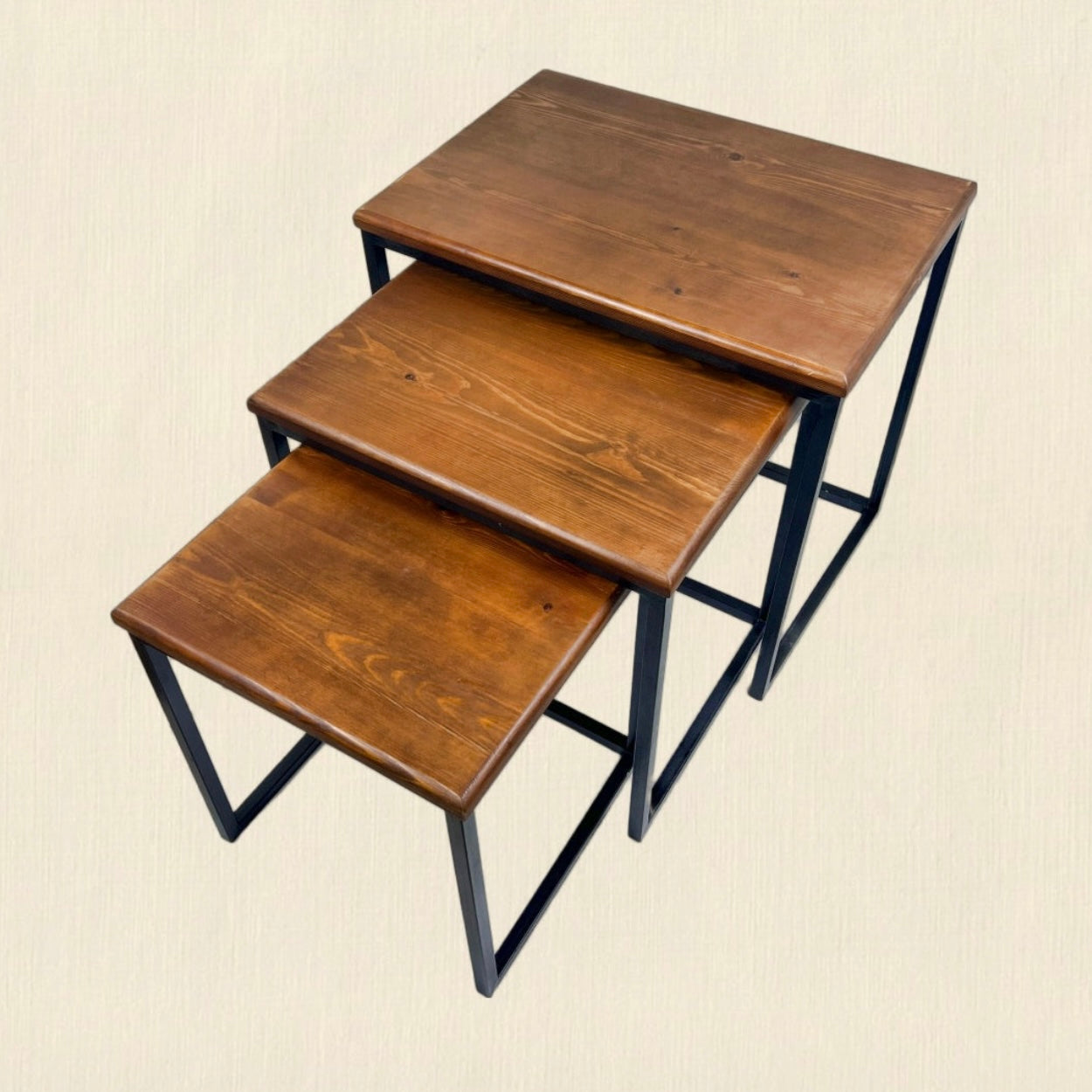 3 Set Wooden Nesting Tables