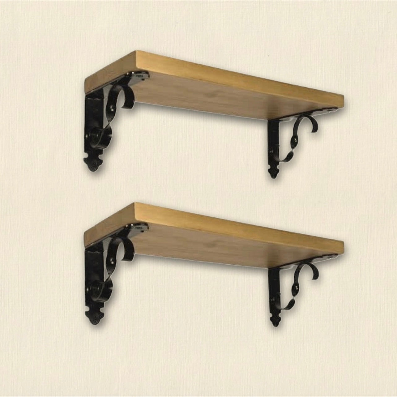 Natural Floating Shelves, 2 Set