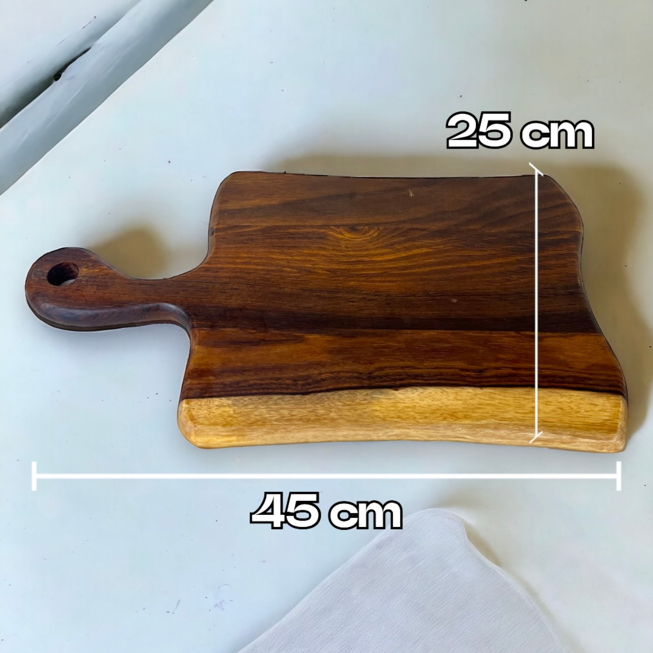 Long Cutting Board Natural Wood