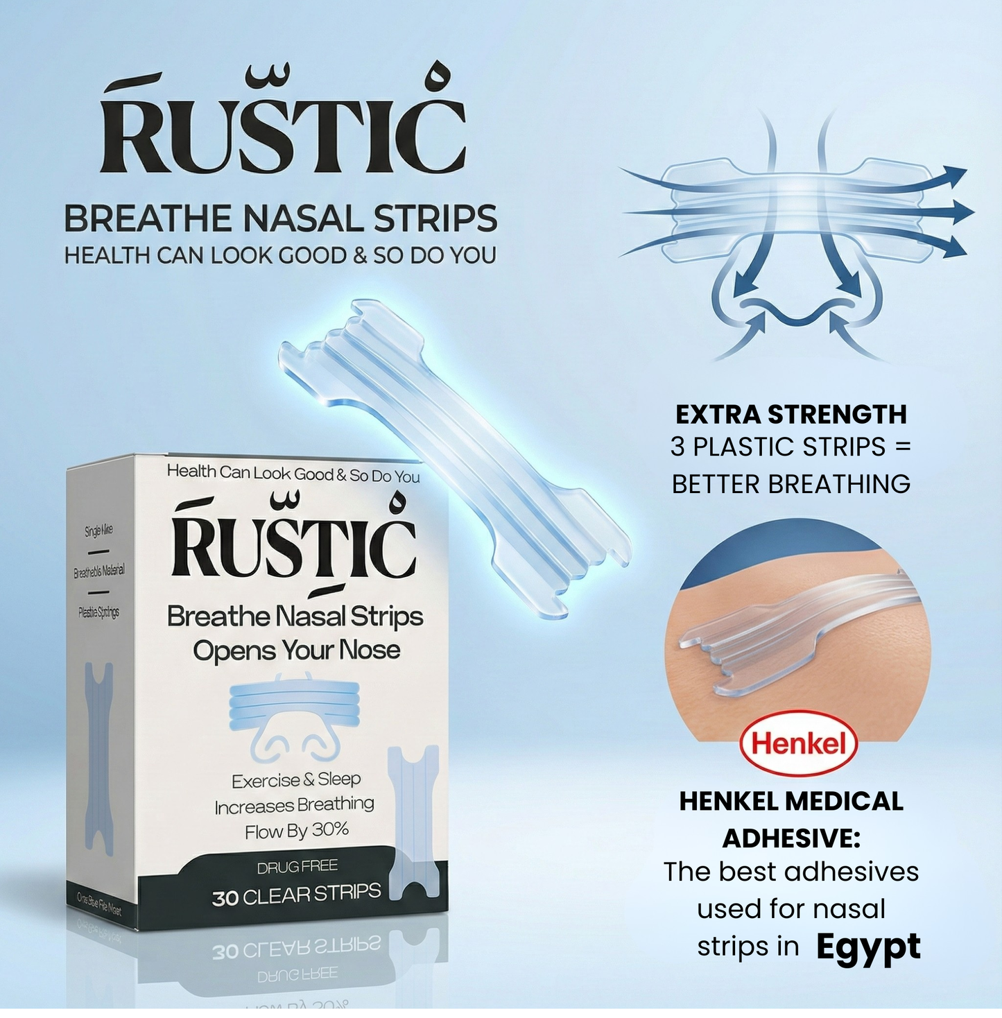 30 Breathe Nose Strips